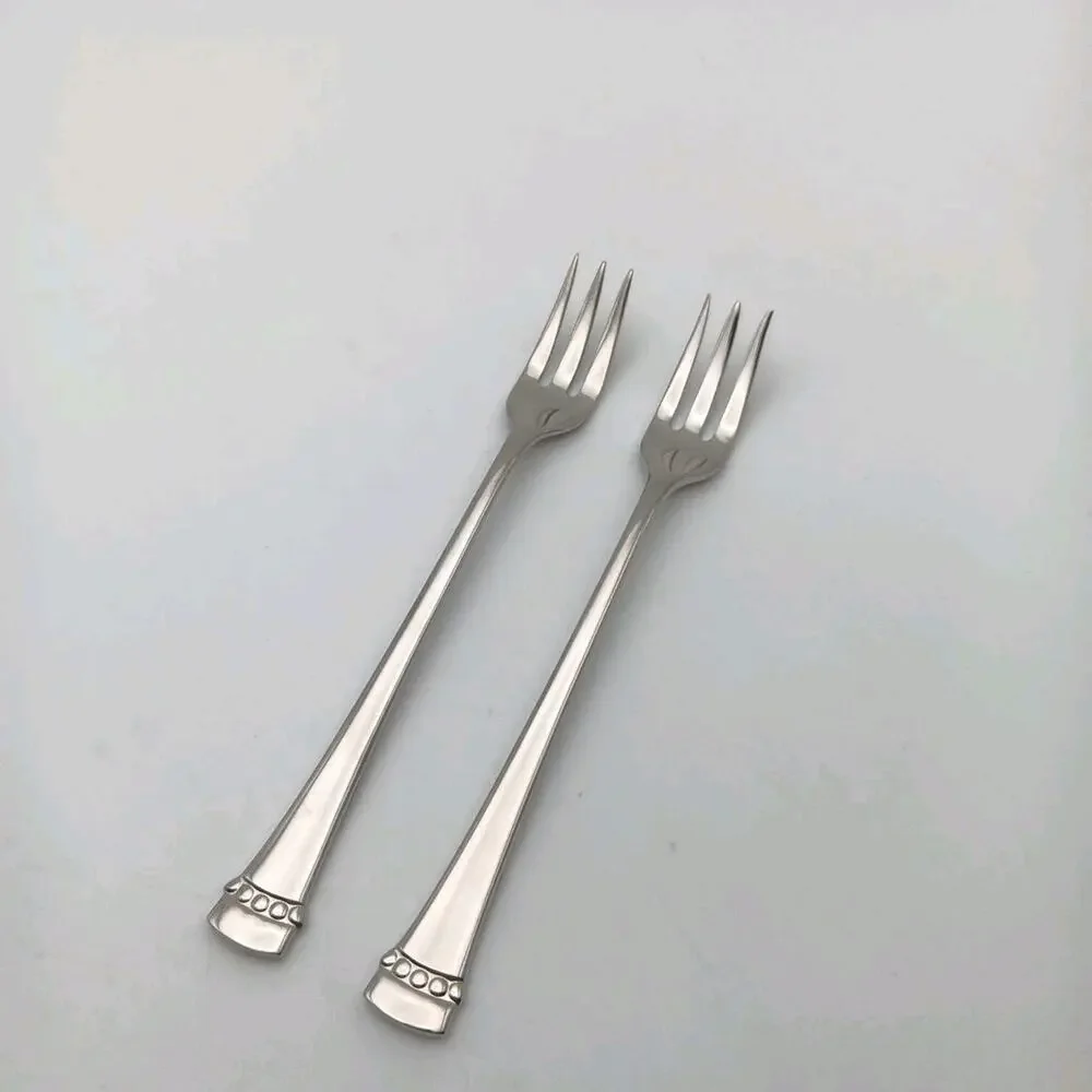 Gorham Pearl 2 Cocktail Forks 5 3/4